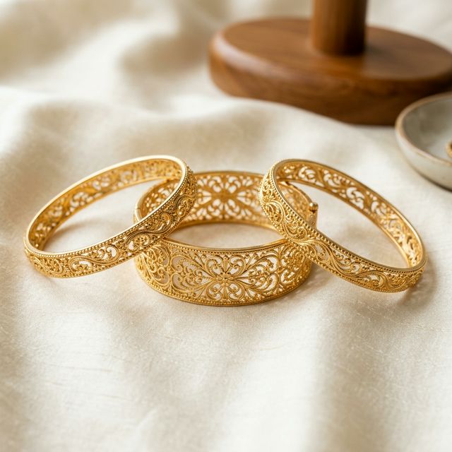 Gold Filigree Set