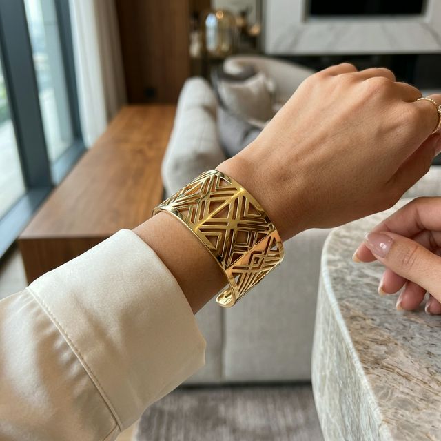 Modern Gold Cuff