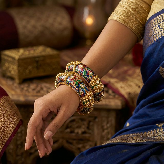 Royal Meenakari Bangle