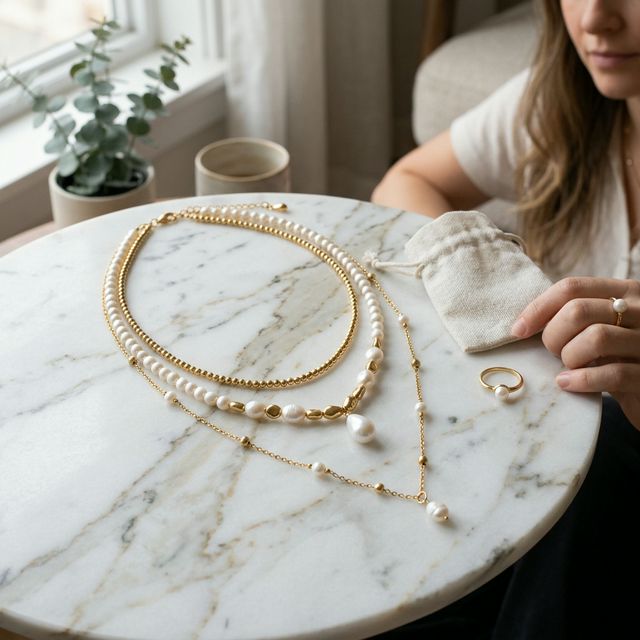 Pearl Layered String