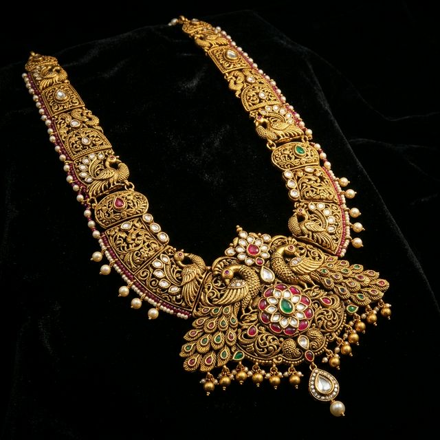 Antique Peacock Harram