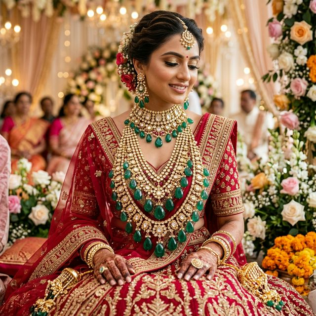 Emerald Layered Drops